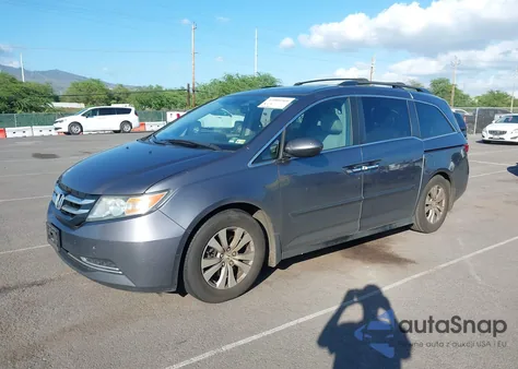 2014 Honda Odyssey Ex-L z USA, uszkodzony, nr VIN 5FNRL5H69EB022091
